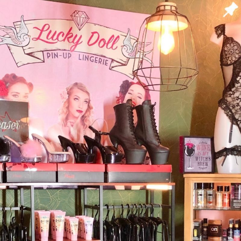 Lingerie store interior