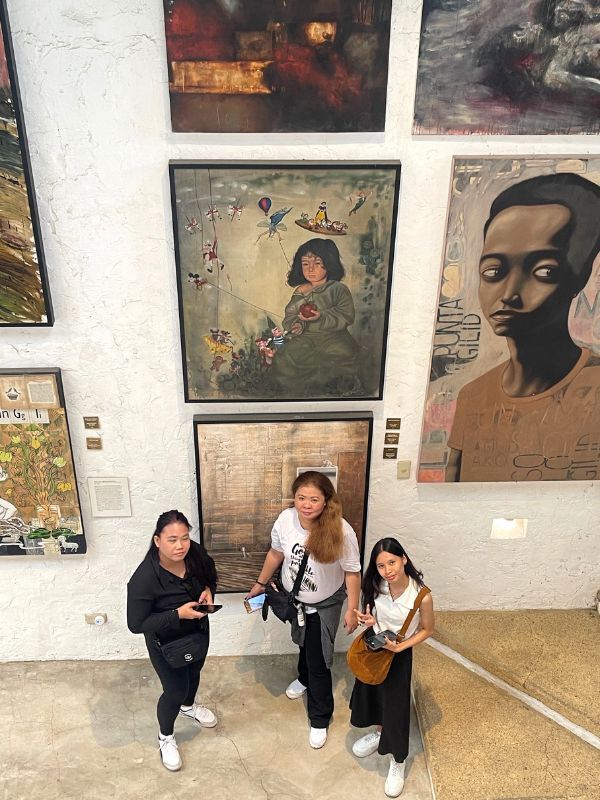 Lucky Doll staff at an Art Gallery