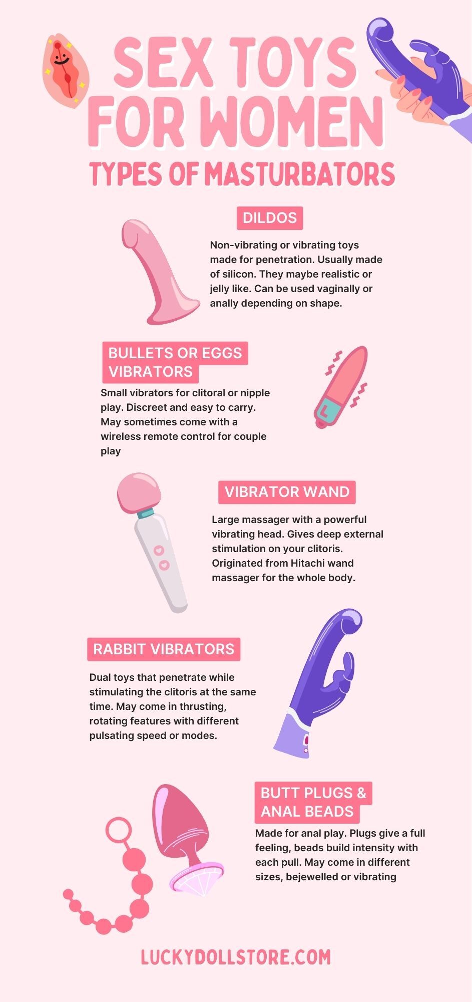 Sex toys for Women Inforgaphic