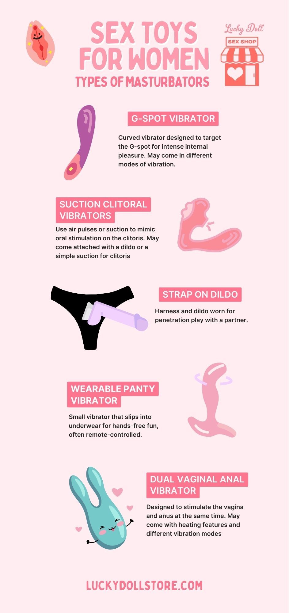 Sex toys for Women Infographic