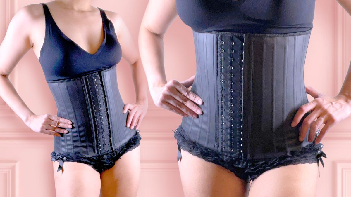 Waist-training corset