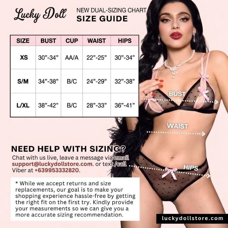 XS Dual sizing Sizing Chart Philippines