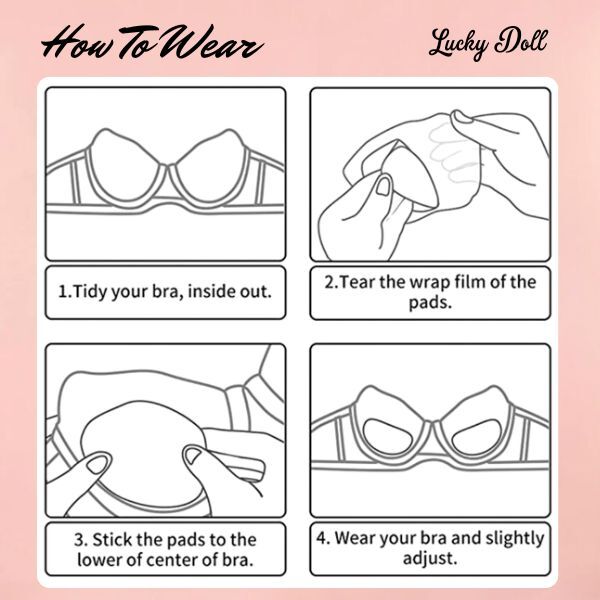 how to wear push up bra padded inserts