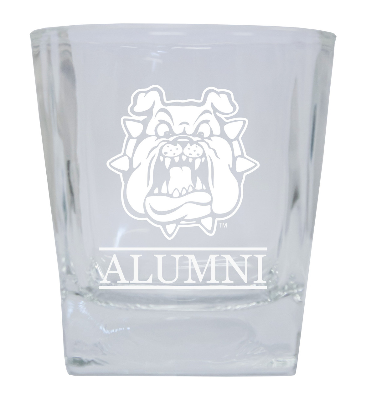 Fresno State Bulldogs Etched Alumni 5 oz Shooter Glass Tumbler 2-Pack