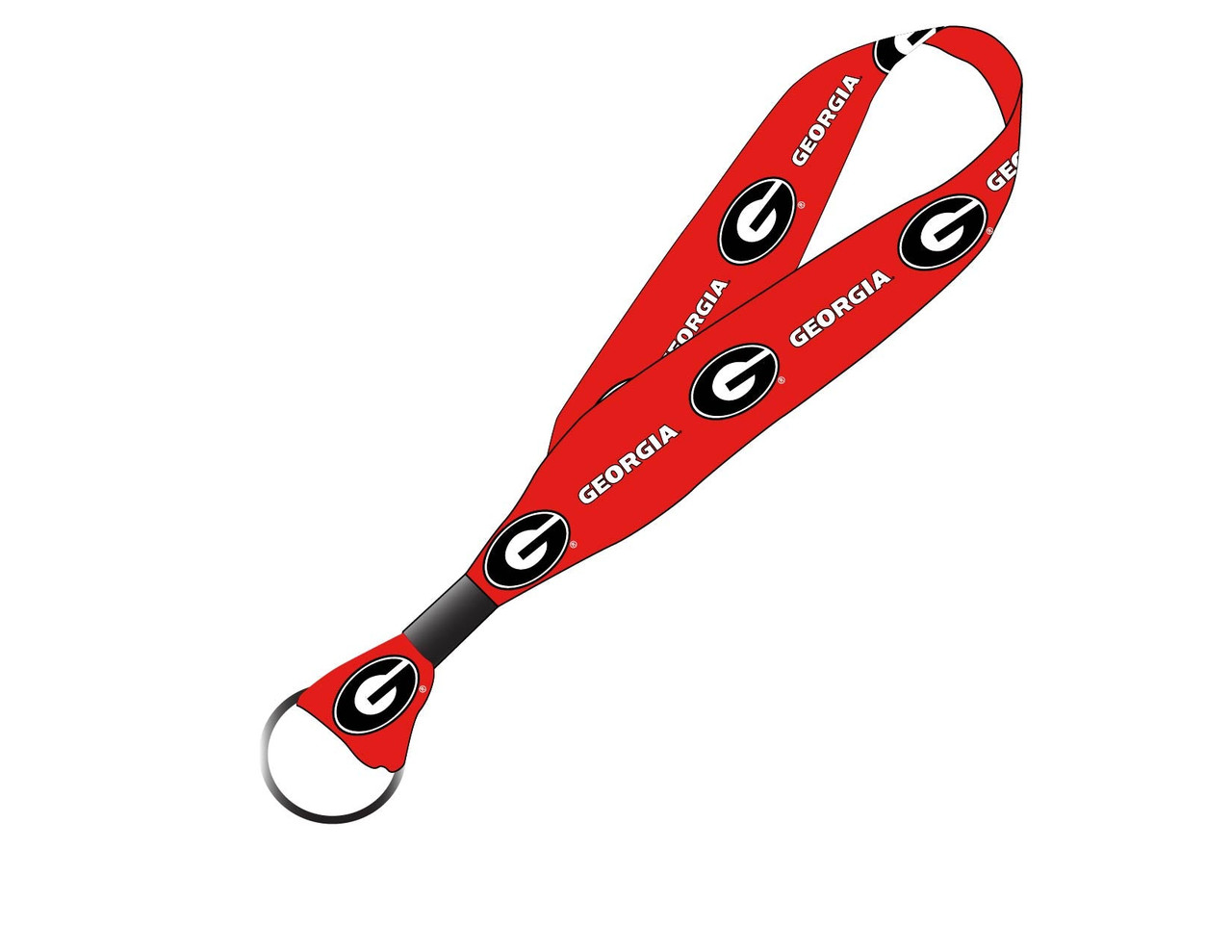 Georgia Bulldogs Keychain Lanyard