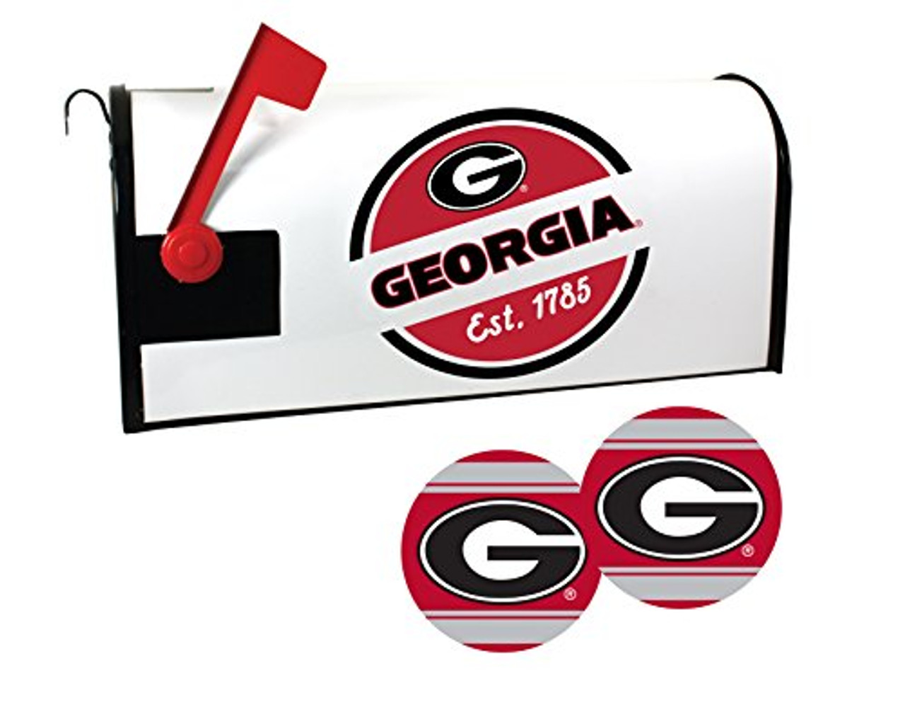 Georgia Bulldogs Magnetic Mailbox Cover and Sticker Set