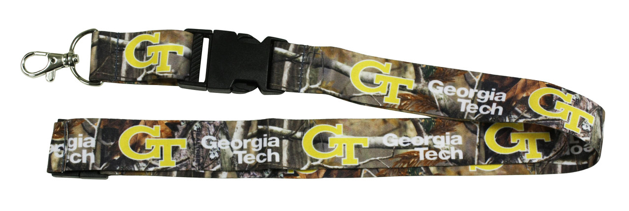 Georgia Tech Yellow Jackets Camo Lanyard