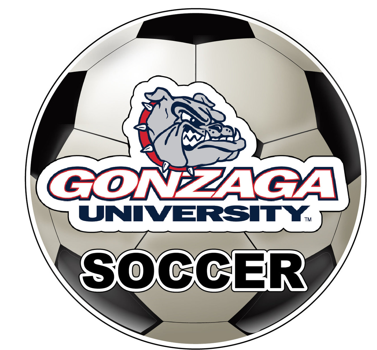 Gonzaga University Fleece Fabric by Sykel-gonzaga Bulldogs 