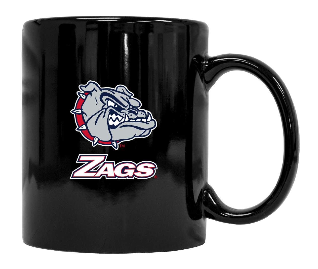 Gonzaga Bulldogs Black Ceramic Mug 2-Pack (Black).