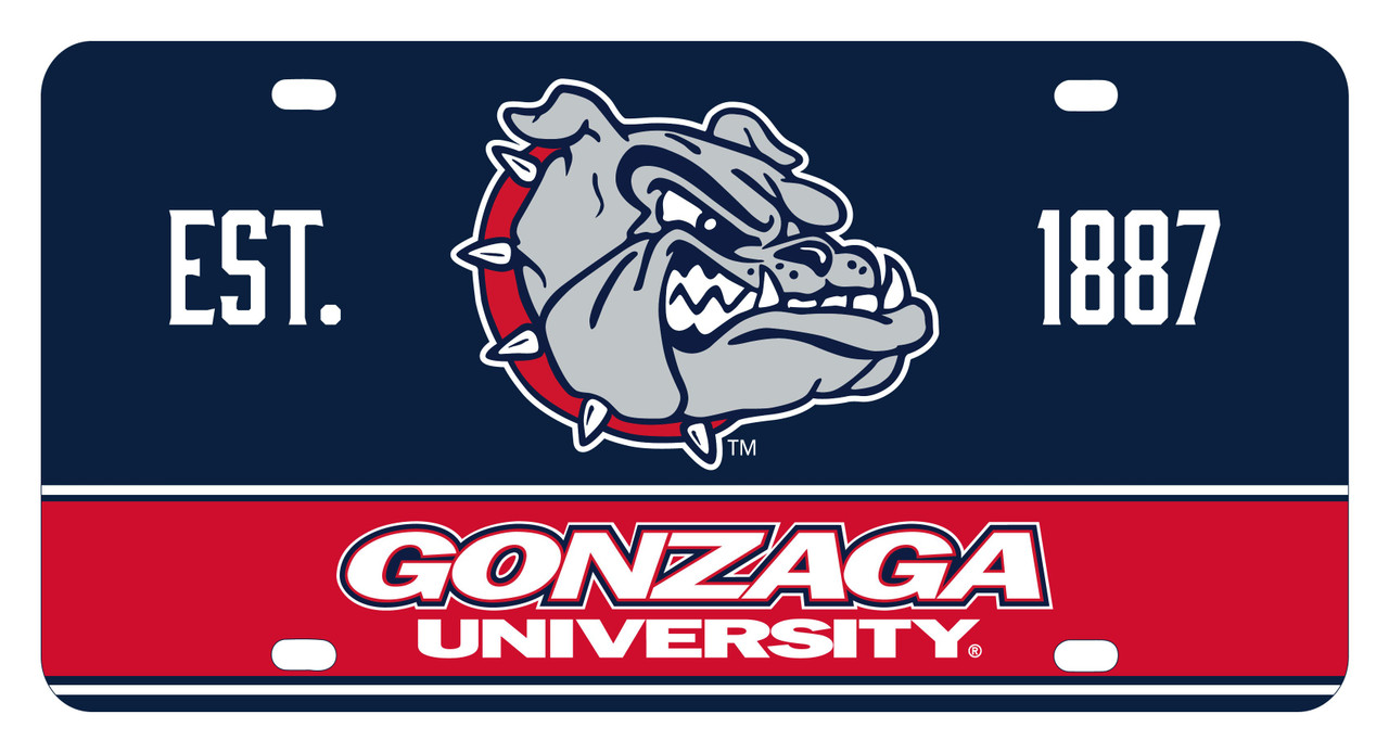 Gonzaga University Fleece Fabric by Sykel-gonzaga Bulldogs 