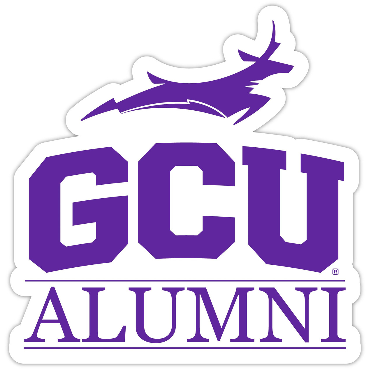 Grand Canyon University Lopes 4-Inch Laser Cut Alumni Vinyl Decal Sticker