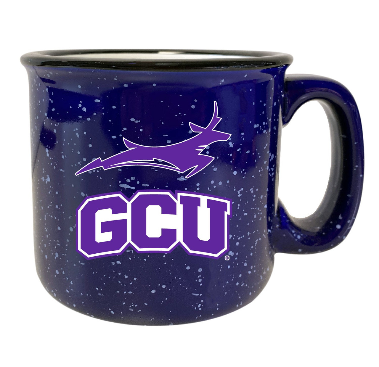 Grand Canyon University Lopes 8 oz Speckled Ceramic Camper Coffee Mug (Navy).