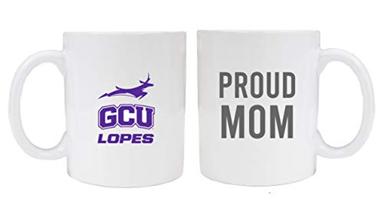 Grand Canyon University Lopes Proud Mom White Ceramic Coffee Mug (White).