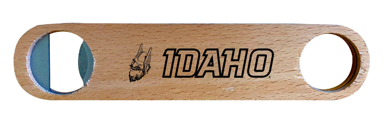 Idaho Vandals Laser Etched Wooden Bottle Opener College Logo Design