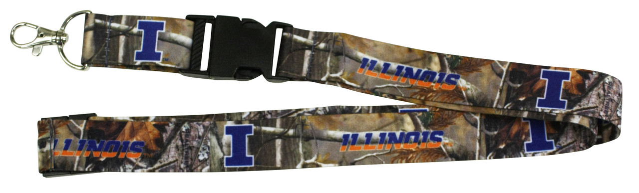 Illinois Fighting Illini Camo Lanyard