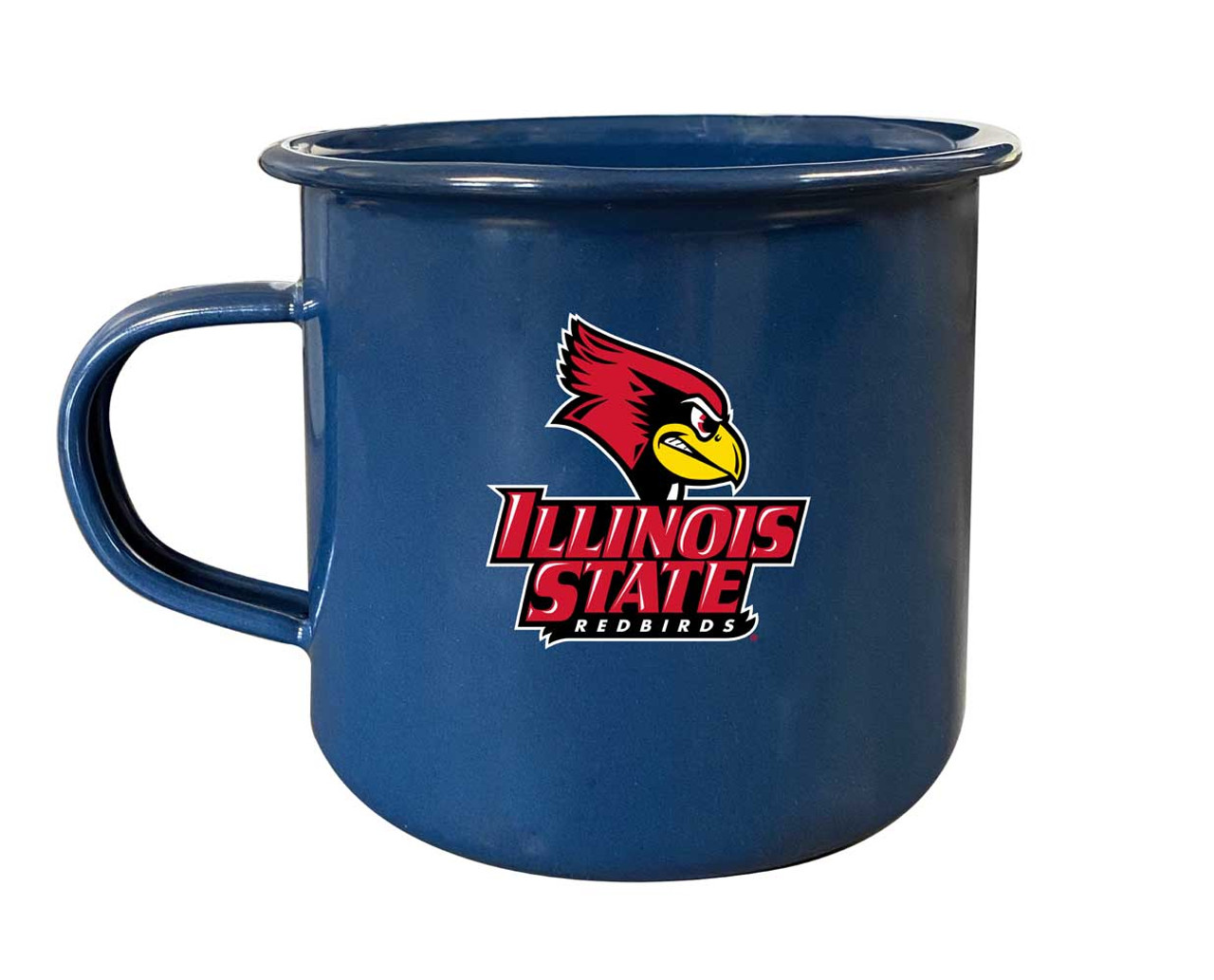 Illinois State Redbirds Colorbirds Tin Camper Coffee Mug (Choose Your Color).