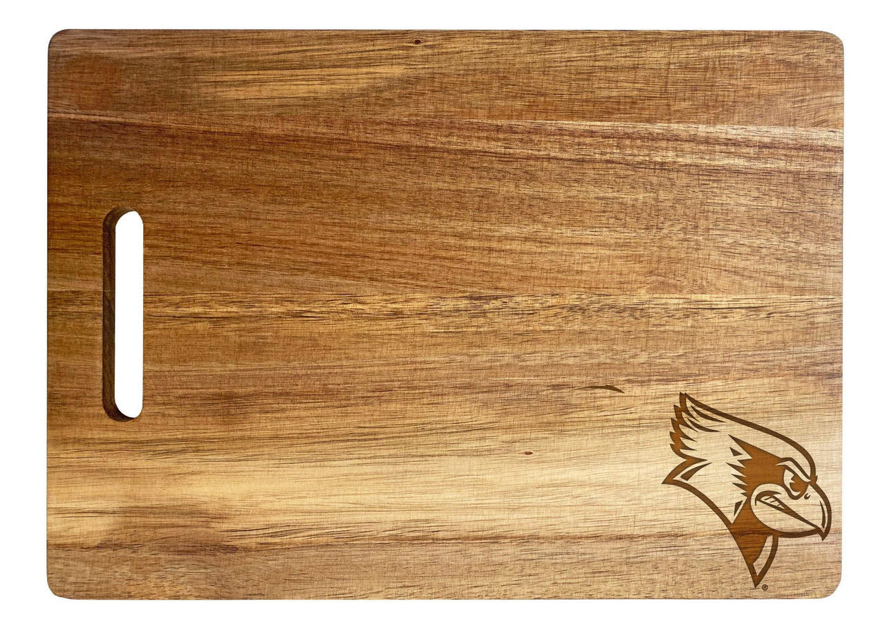 Illinois State Redbirds Engraved Wooden Cutting Board 10" x 14" Acacia Wood