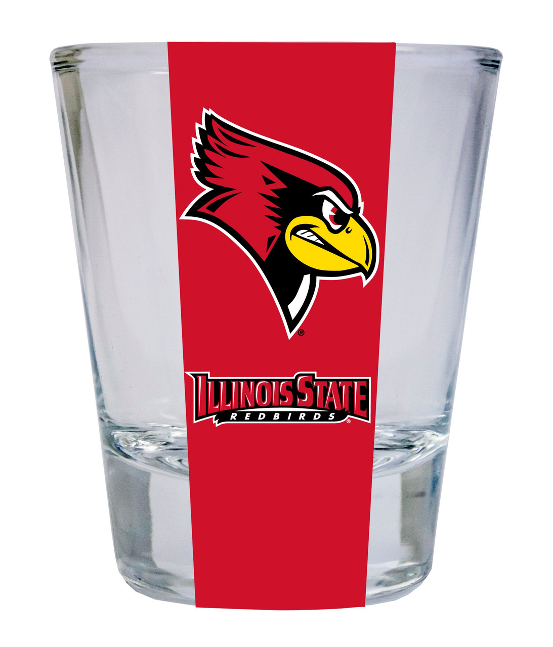 Illinois State Redbirds Round Shot Glass