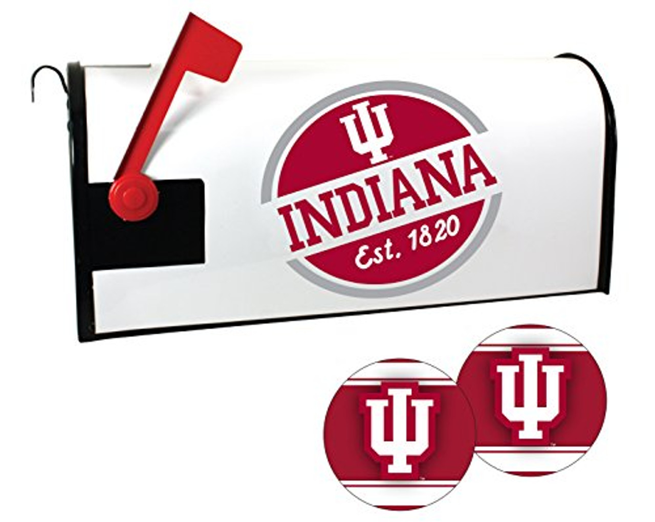 Indiana Hoosiers Magnetic Mailbox Cover and Sticker Set
