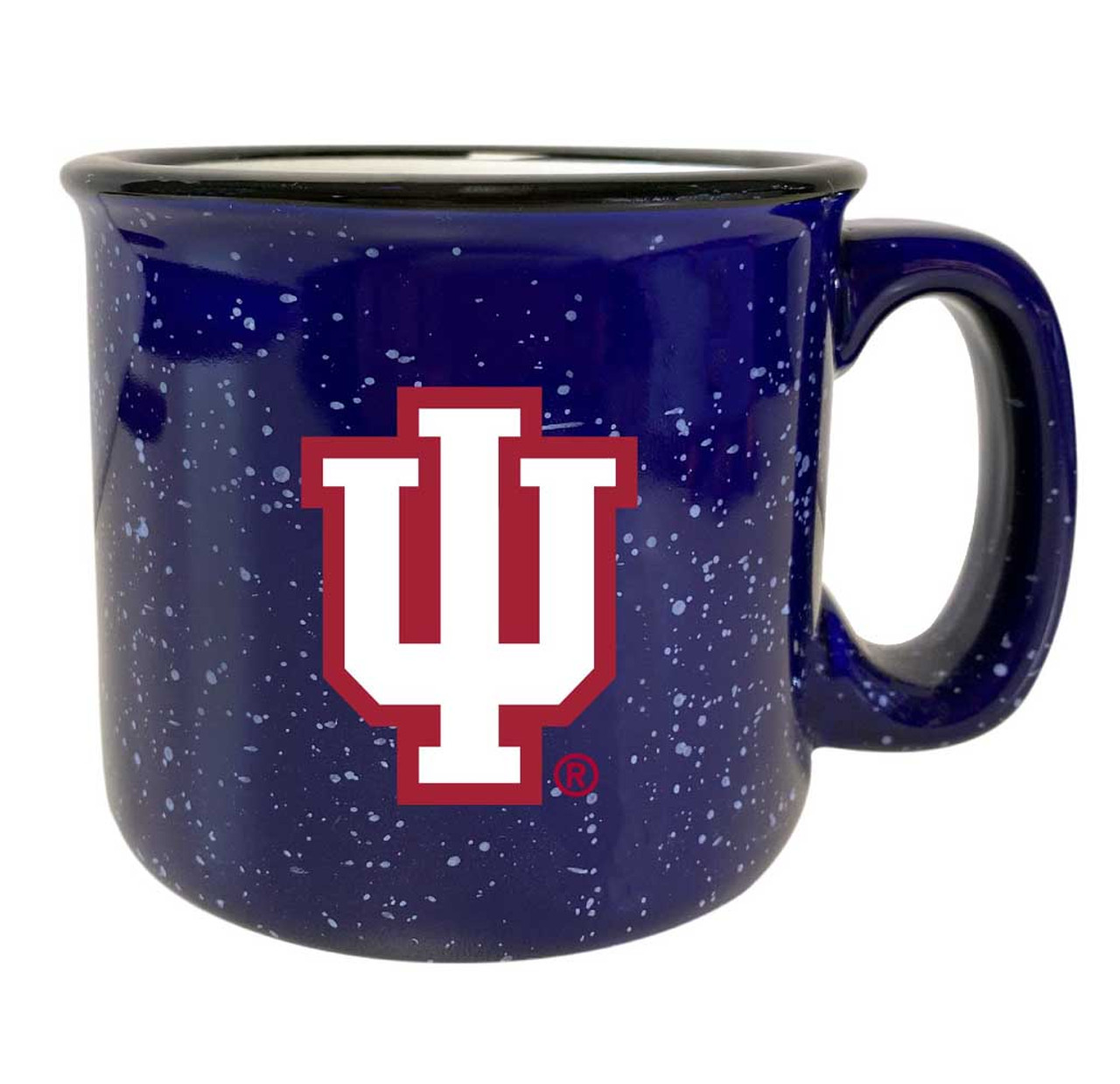 Indiana Hoosiers Speckled Ceramic Camper Coffee Mug (Choose Your Color).