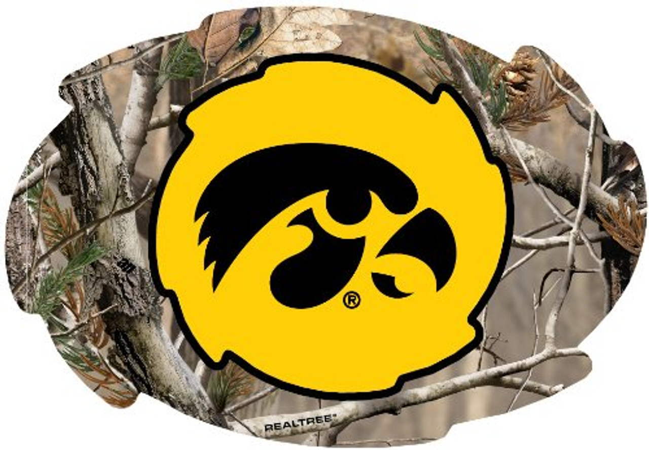 Iowa Hawkeyes 5x6 Inch Camo Swirl Magnet Single