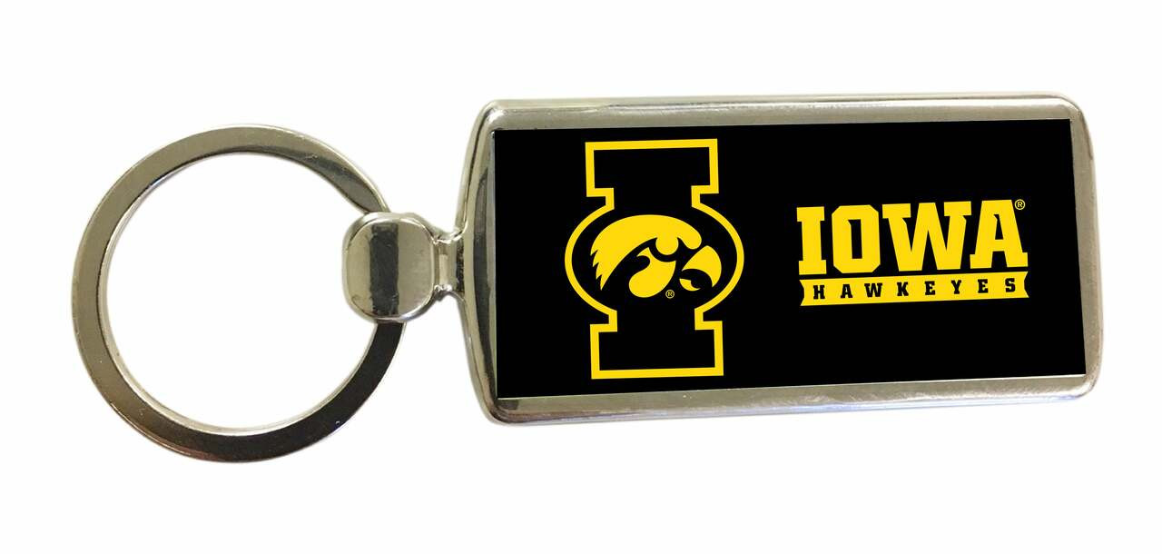 Iowa Hawkeyes Metal Keychain