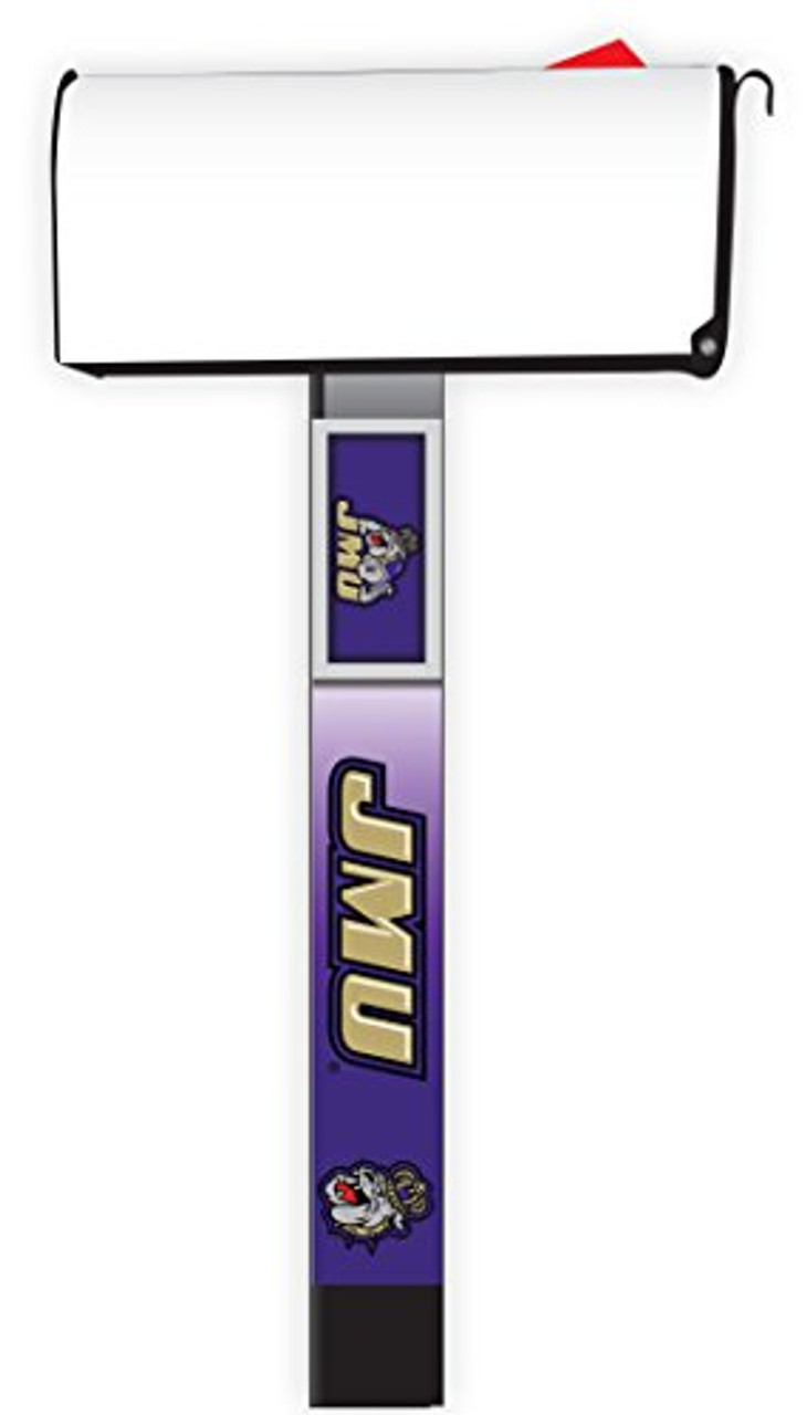 James Madison Dukes 2-Pack Mailbox Post Cover