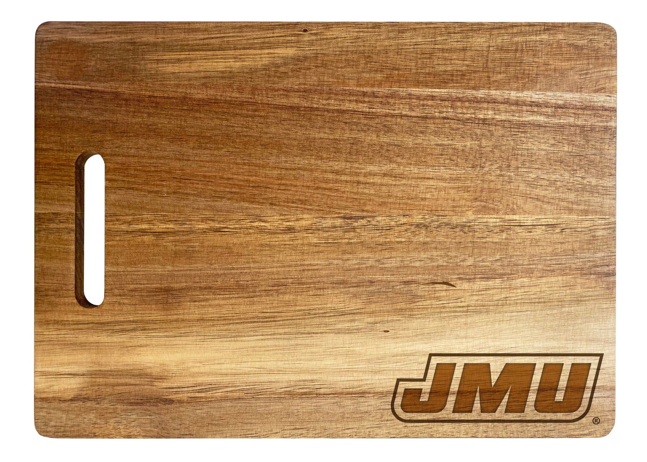 James Madison Dukes Engraved Wooden Cutting Board 10" x 14" Acacia Wood
