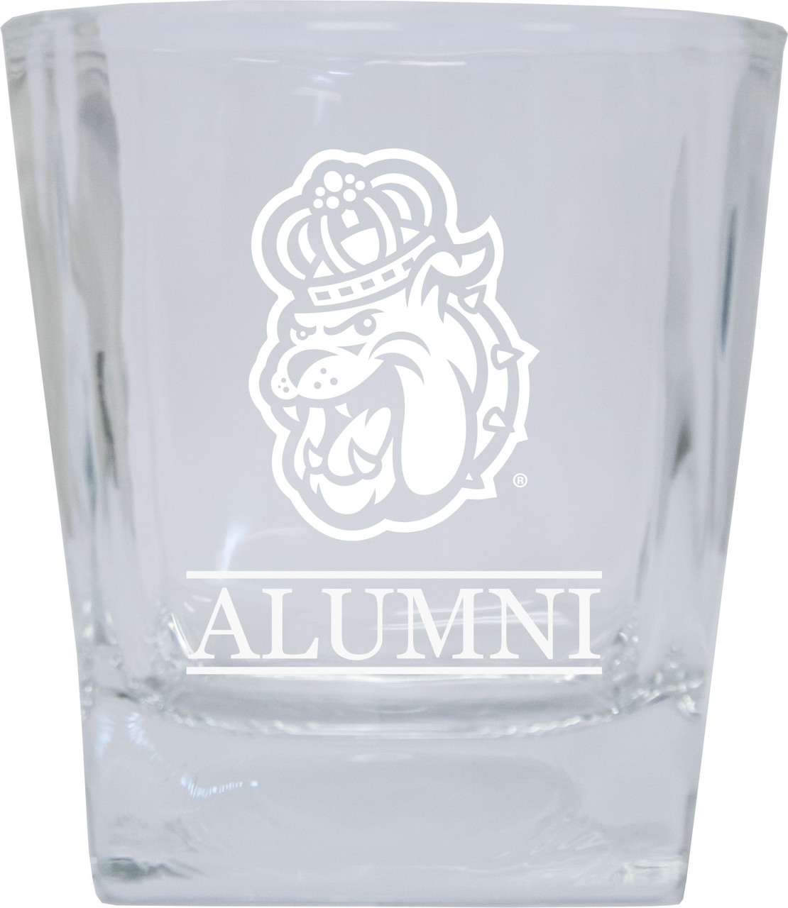 James Madison Dukes Etched Alumni 5 oz Shooter Glass Tumbler 2-Pack