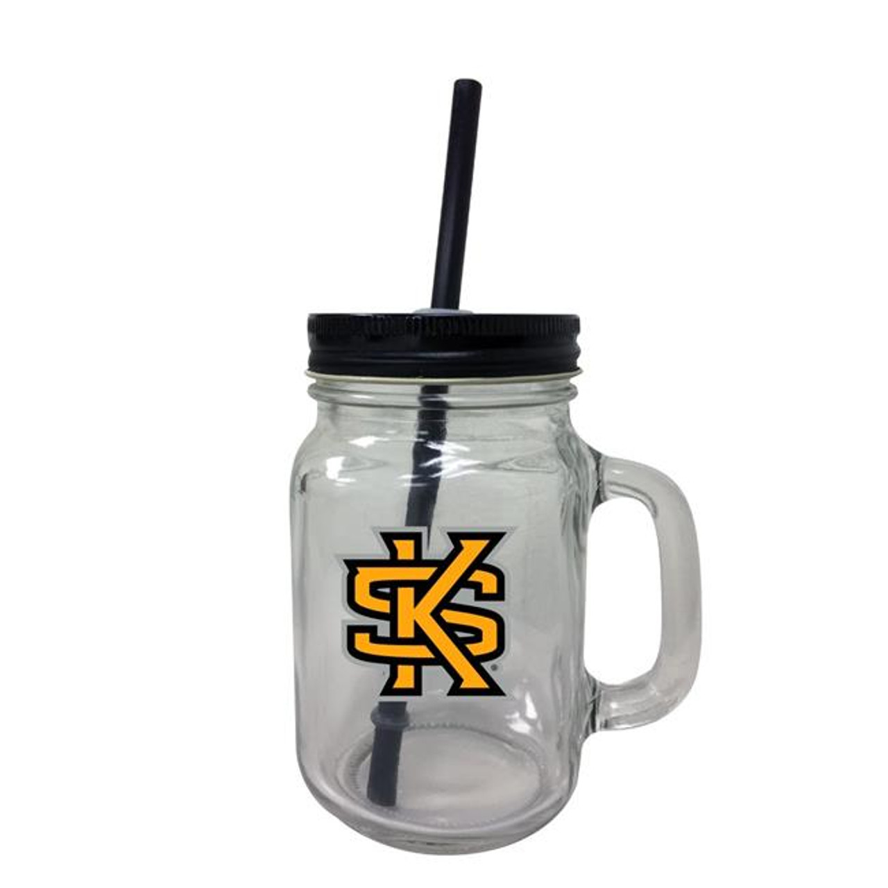 Kennesaw State University Mason Jar Glass