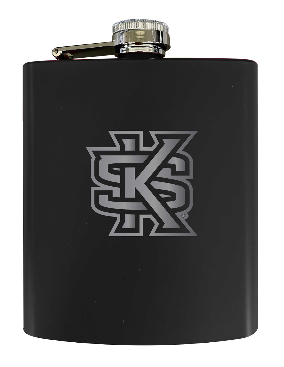 Kennesaw State University Matte Finish Stainless Steel 7 oz Flask