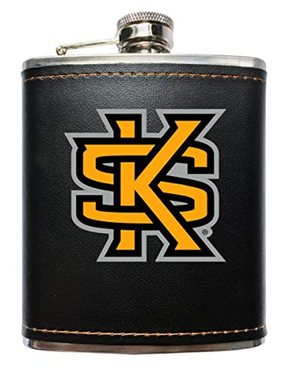 Kennesaw State University Black Stainless Steel 7 oz Flask