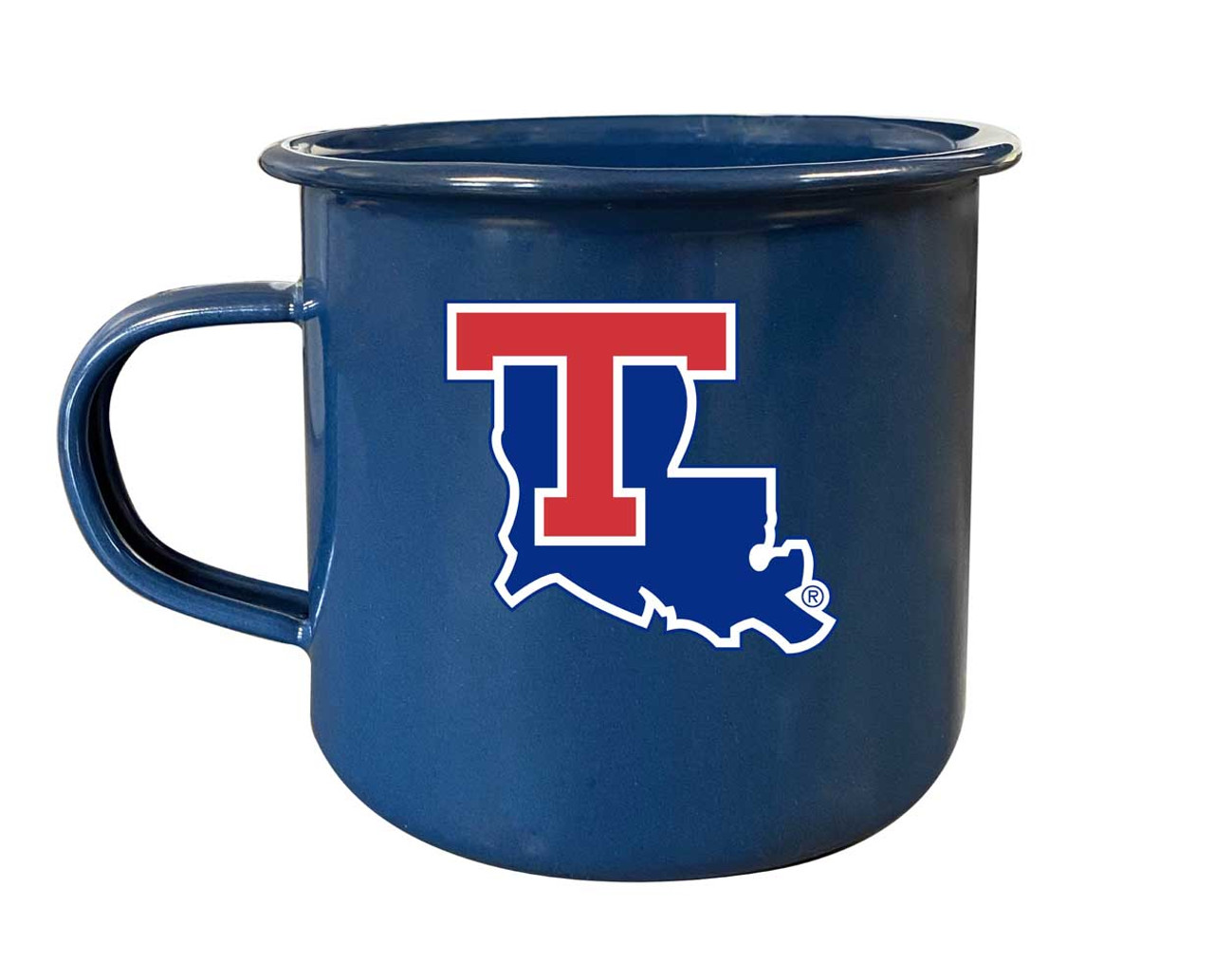 Louisiana Tech Bulldogs Tin Camper Coffee Mug (Choose Your Color).