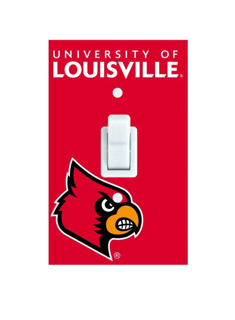 Louisville Cardinals Light Switch Cover - College Fabric Store