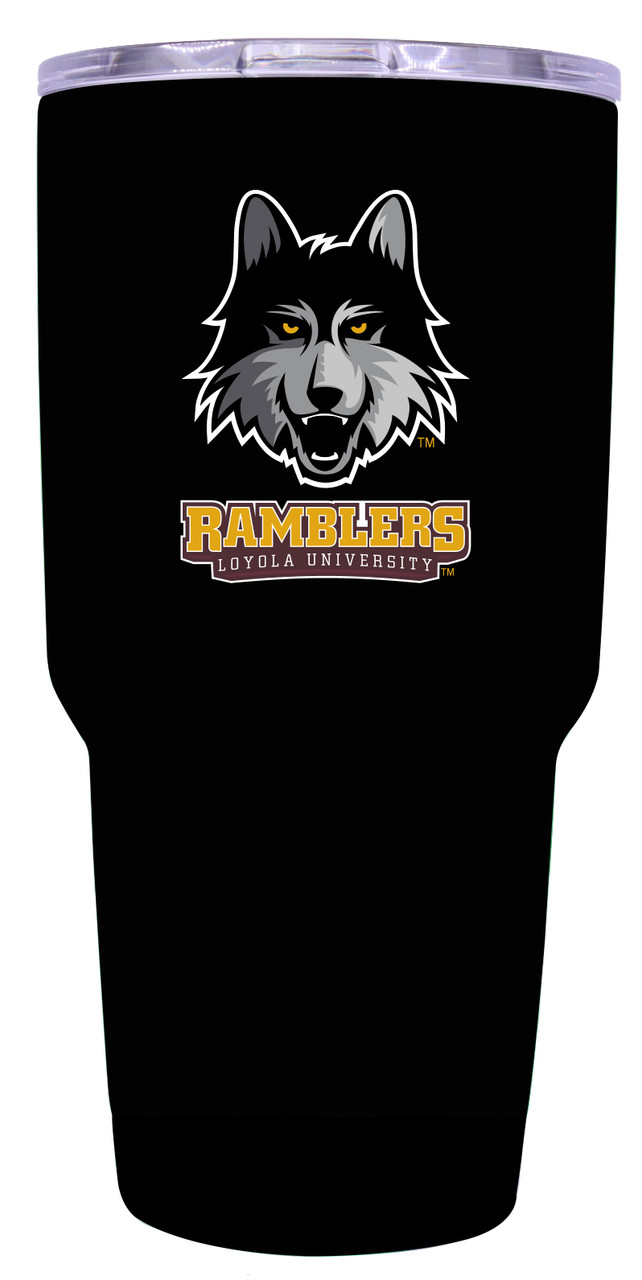 Loyola University Ramblers 24 oz Choose Your Color Insulated Stainless Steel Tumbler