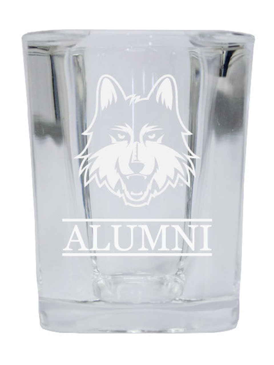 Loyola University Ramblers College Alumni 2 Ounce Square Shot Glass laser etched