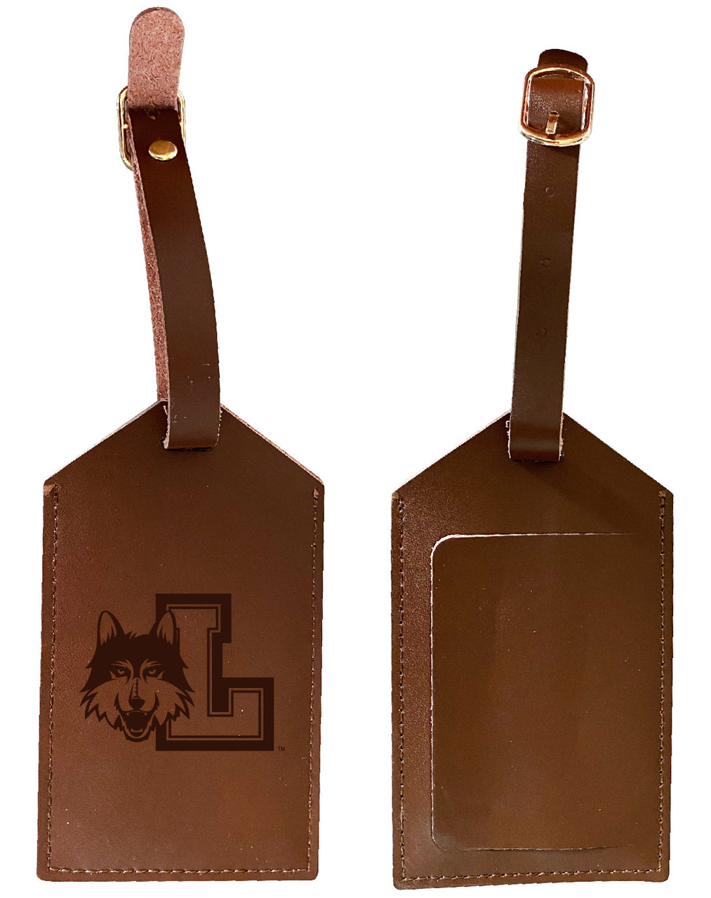 Loyola University Ramblers Leather Luggage Tag Engraved