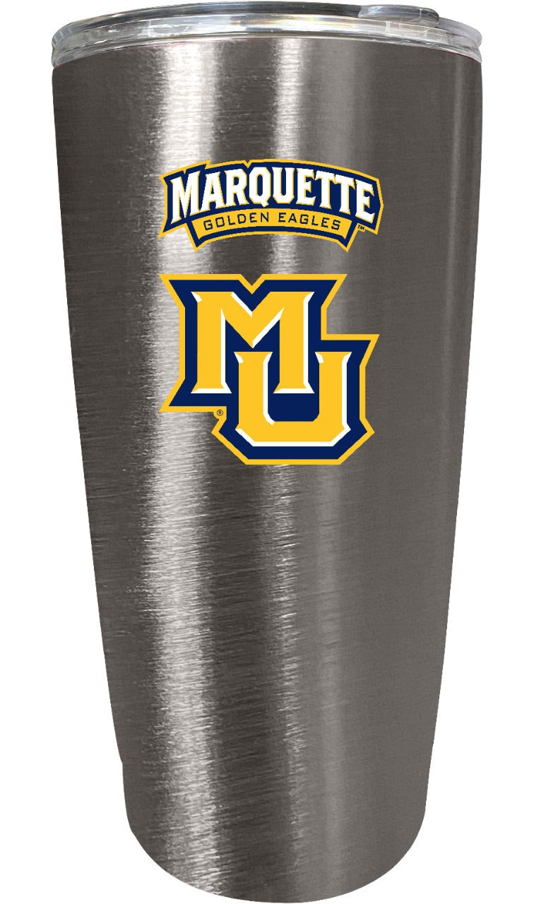 Marquette Golden Eagles 16 oz Insulated Stainless Steel Tumbler colorless