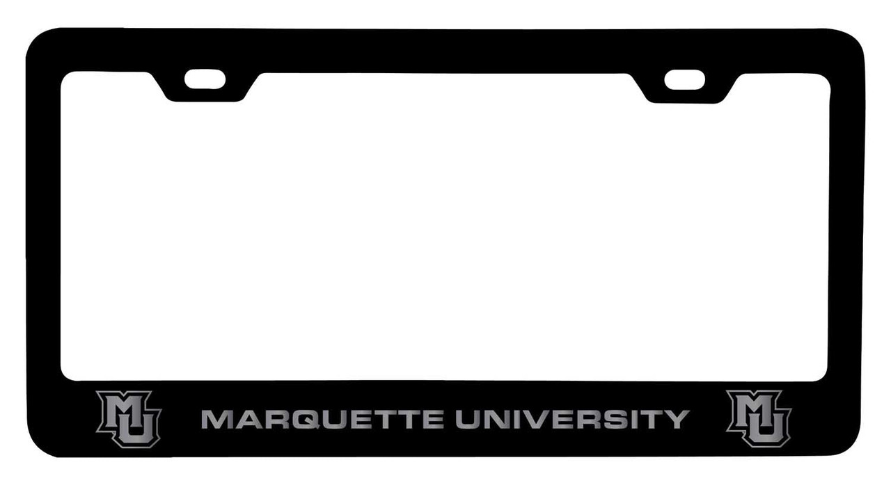 Marquette Golden Eagles Laser Engraved Metal License Plate Frame Choose Your Color