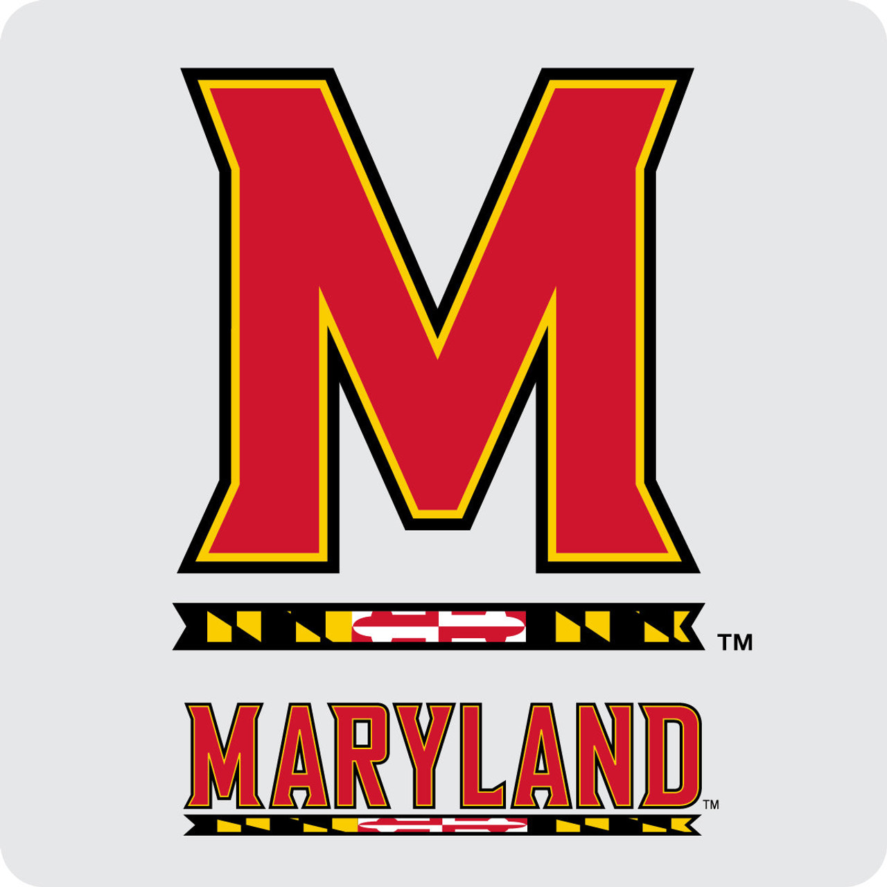 Maryland Terrapins Coasters Choice of Marble of Acrylic
