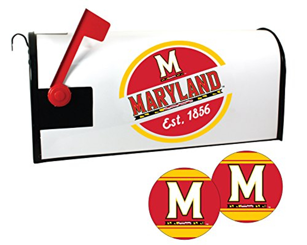 Maryland Terrapins Magnetic Mailbox Cover and Sticker Set