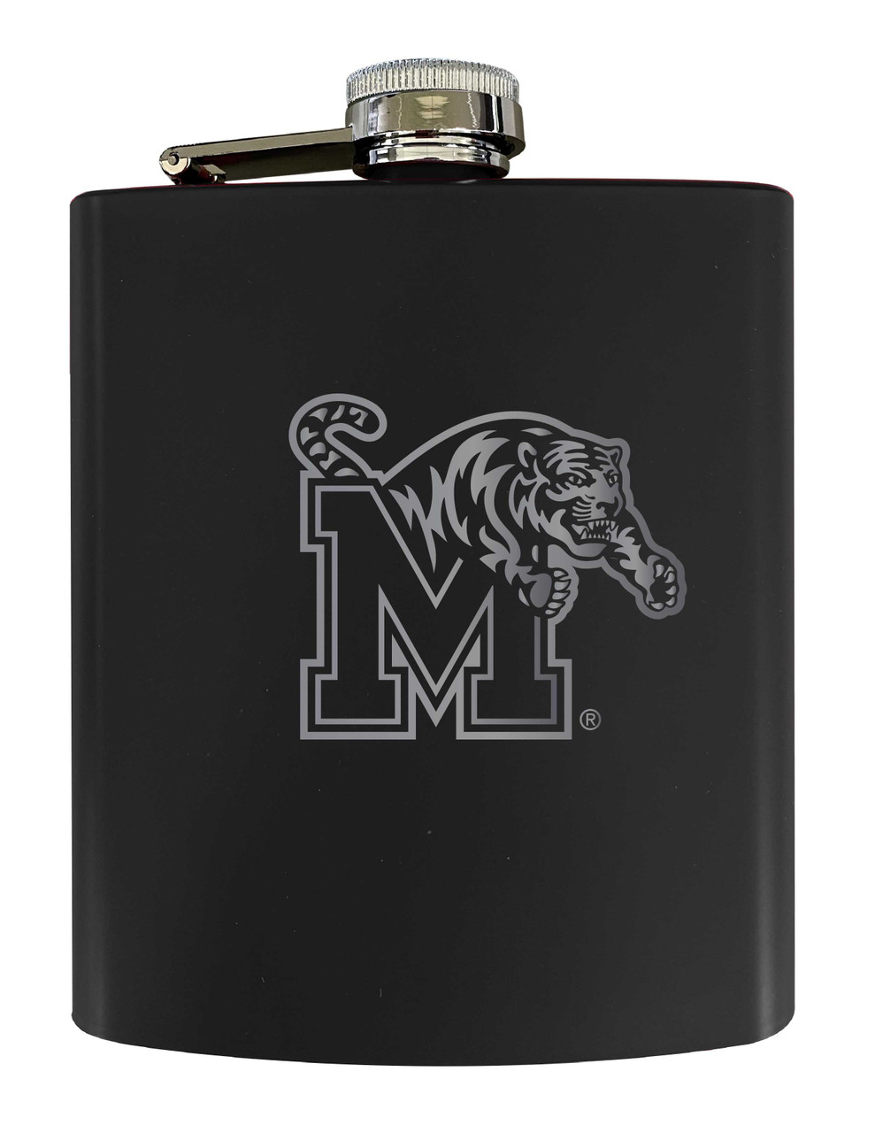 Memphis Tigers Matte Finish Stainless Steel 7 oz Flask