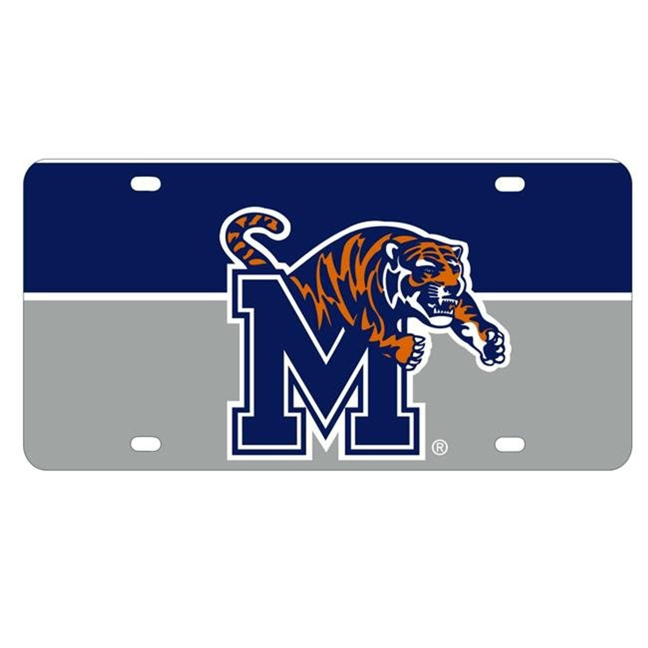 Memphis Tigers Metal License Plate Car Tag