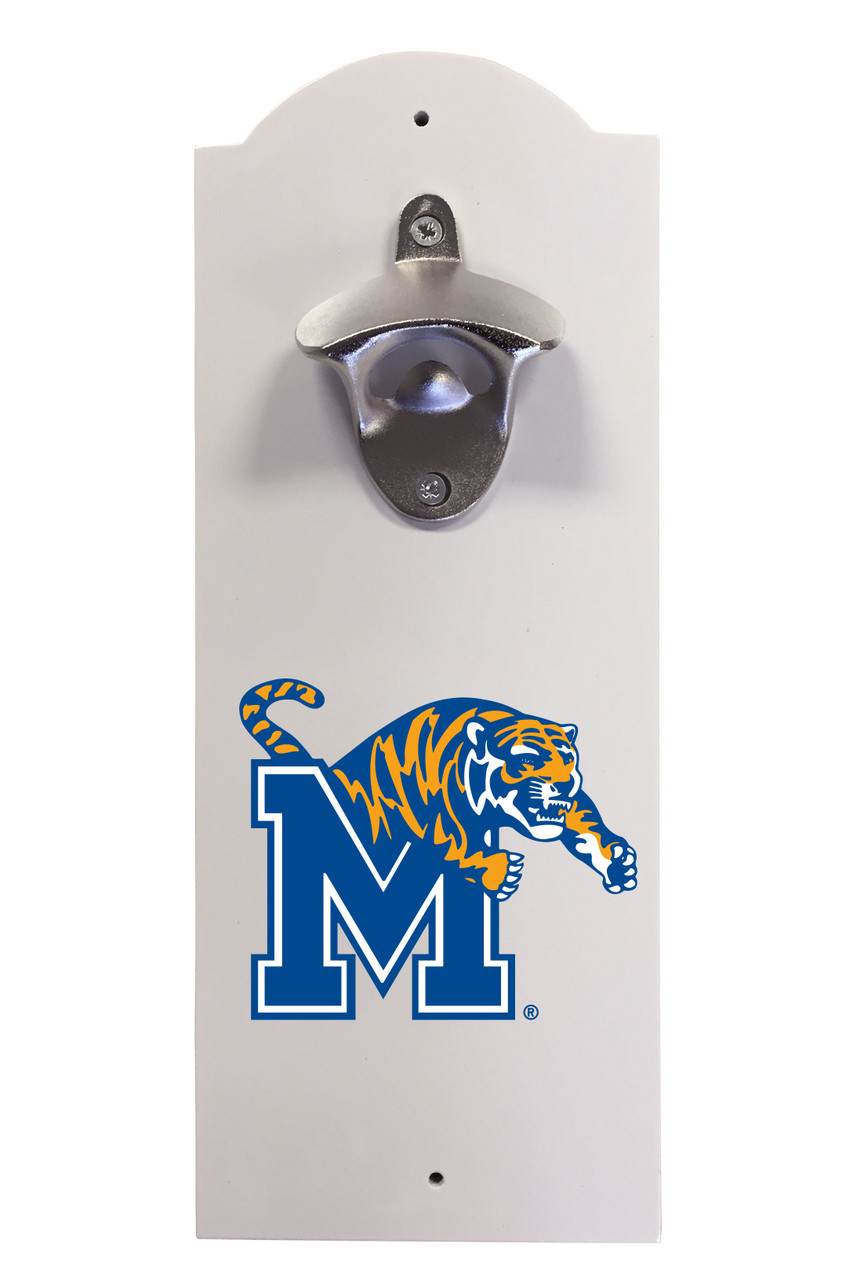 Memphis Tigers Wall Mounted Bottle Opener