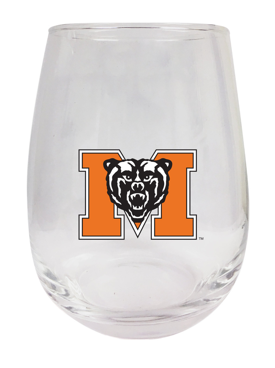 Mercer University 9 oz Stemless Wine Glass