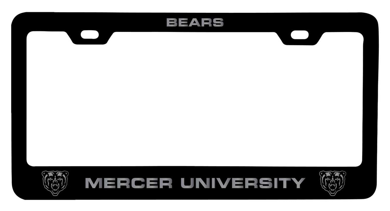 Mercer University Laser Engraved Metal License Plate Frame Choose Your Color