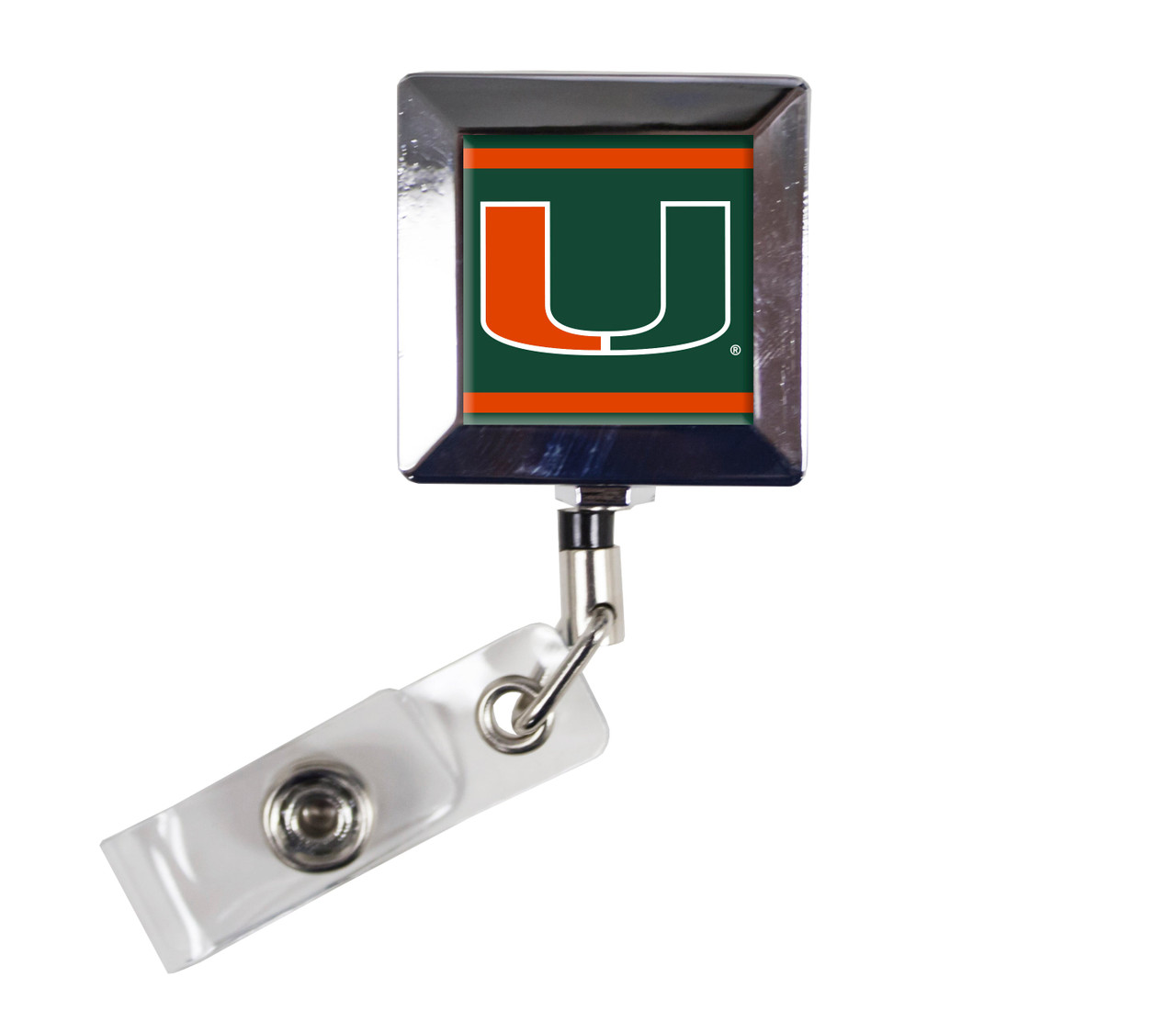 Miami Hurricanes 2-Pack Retractable Badge Holder