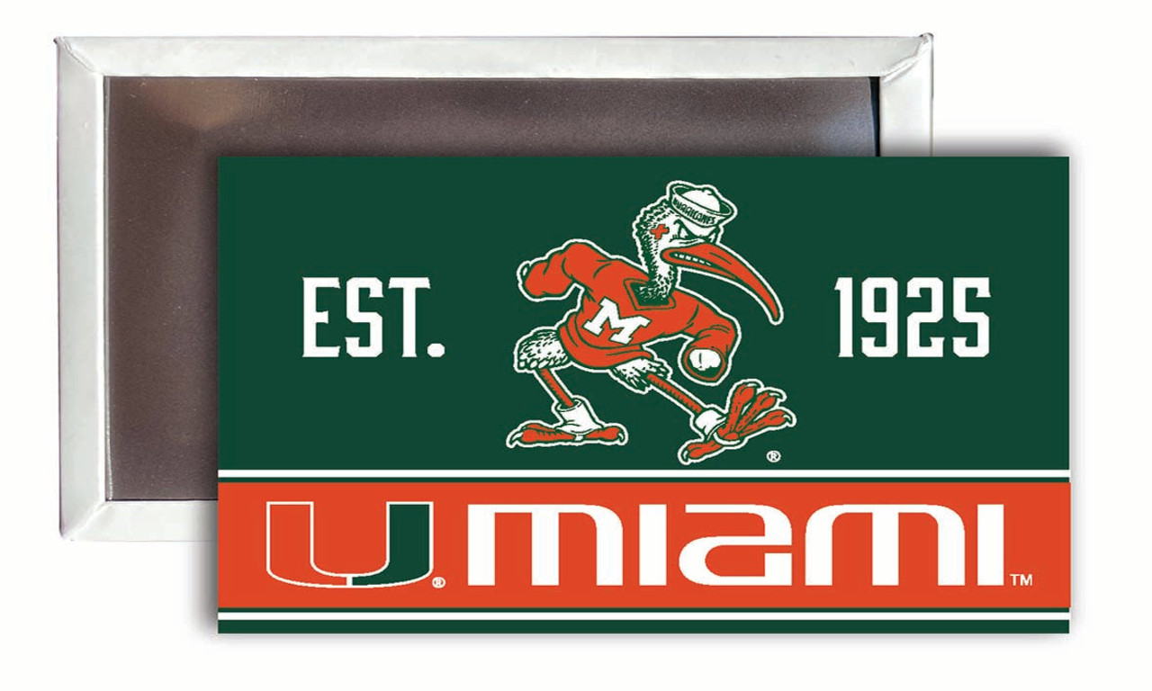 Miami Hurricanes 2x3-Inch Fridge Magnet 4-Pack