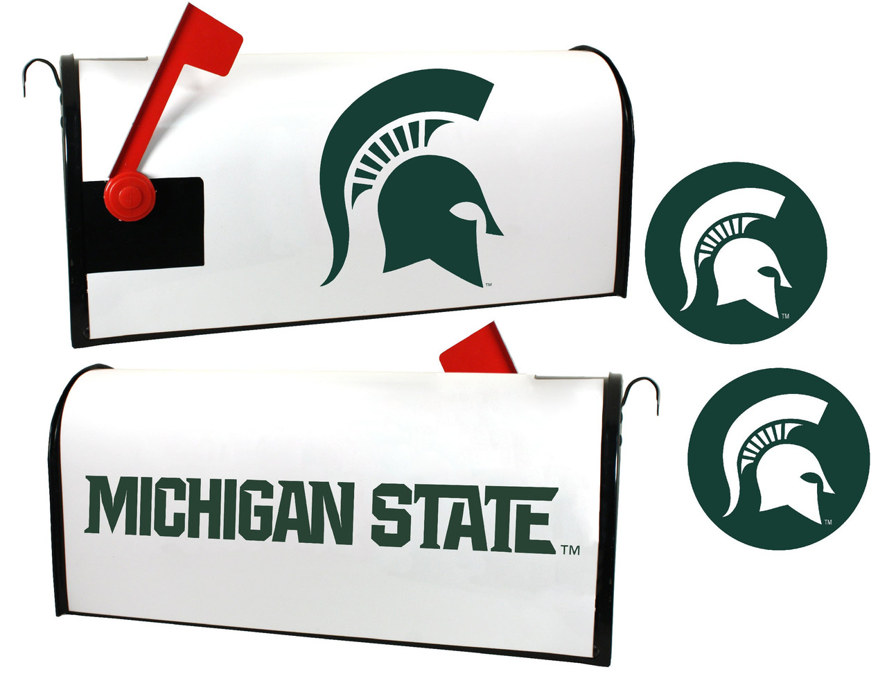 Michigan State Spartans Magnetic Mailbox Cover & Sticker Set