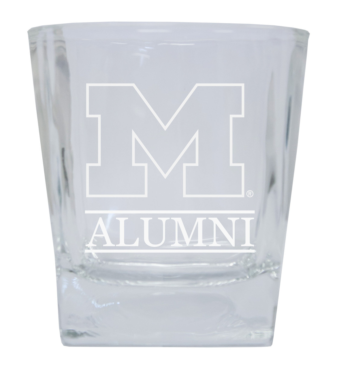 Michigan Wolverines Etched Alumni 5 oz Shooter Glass Tumbler 4-Pack